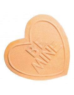 Réplica de Imitación Golosina corazón naranja