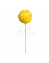 Réplica de Imitación Chupa chups amarillo con virutas dulces Ø 14cm 40 cm