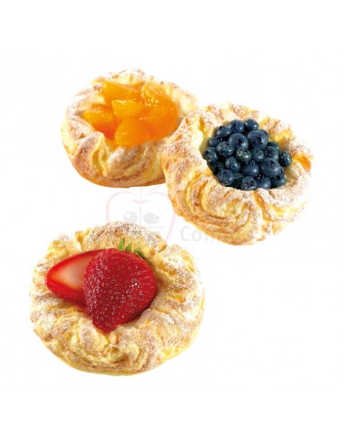 Réplica de Imitación Pastelería danesa con frutas Ø 9cm