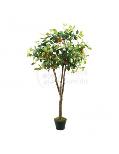 Réplica de Imitación Naranjo árbol con tiesto  150cm