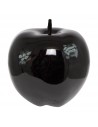 Réplica de Imitación Manzana negra entera con rabillo  15x16cm