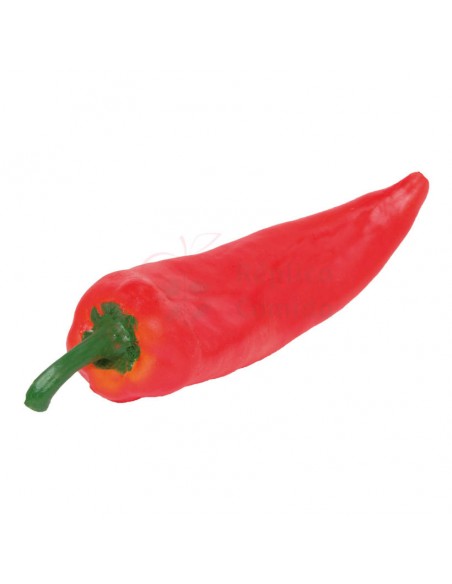 Réplica de Imitación Pimiento alargado italiano rojo  20cm