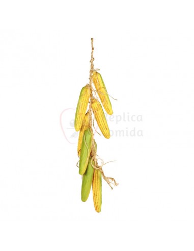 Réplica de Imitación Guirnalda de mazorcas de maíz Ø 18cm 70cm