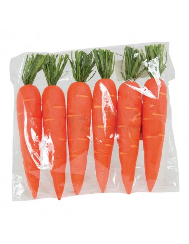 Réplica de Imitación Zanahorias con hojas cortadas  19x3