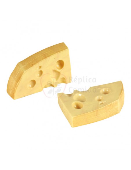 Réplica de Imitación Porciones de queso rectas  11x15cm