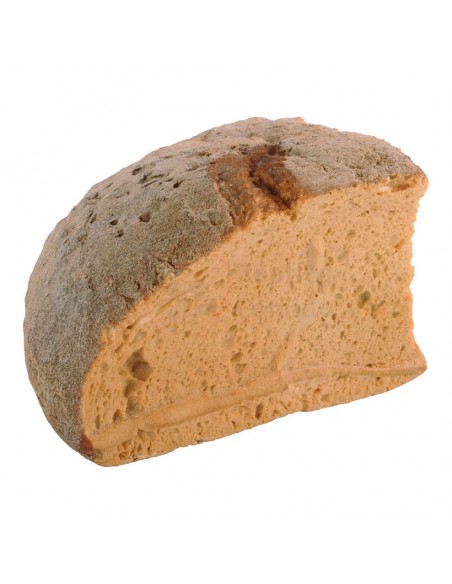 Réplica de Imitación Pan de pueblo cortado 1/4  19x15cm