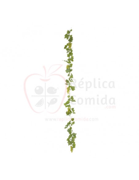 Réplica de Imitación Guirnalda de hojas de parra con uvas  180cm