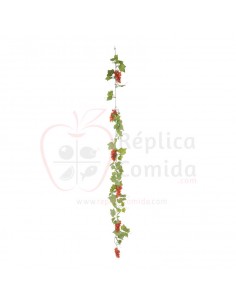 Réplica de Imitación Guirnalda de hojas de parra con uvas  180cm