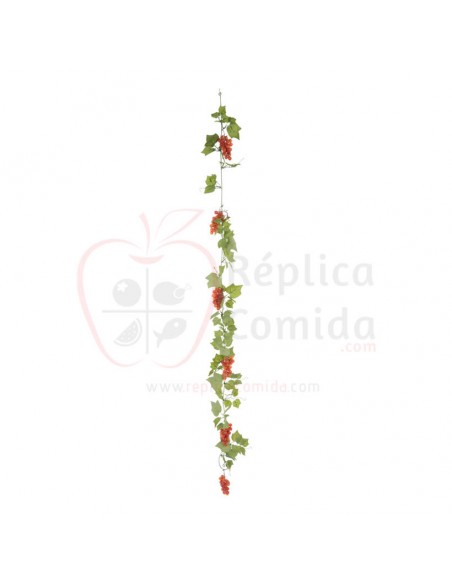 Réplica de Imitación Guirnalda de hojas de parra con uvas  180cm