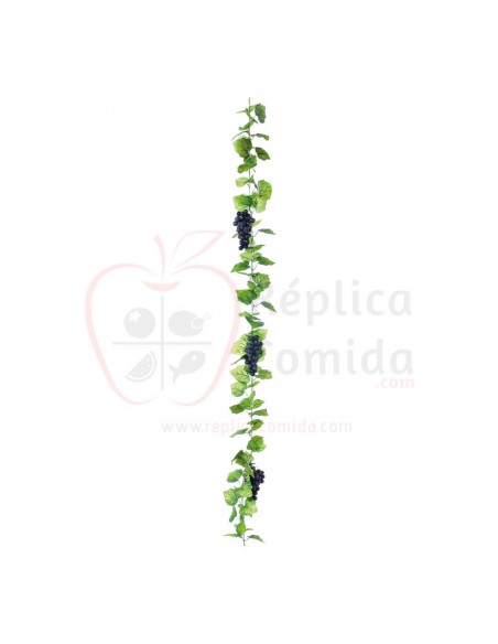 Réplica de Imitación Guirnalda de hojas de parra con uvas  180cm