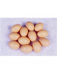 Réplica de RÉPLICA DOCENA DE HUEVOS GALLINA MARRONES  4